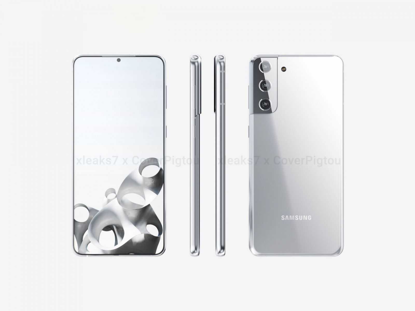 Samsung Galaxy S21+ позирует на качественных рендерах 6 Samsung Galaxy S21 Plus 3D CAD Renders 01 scaled