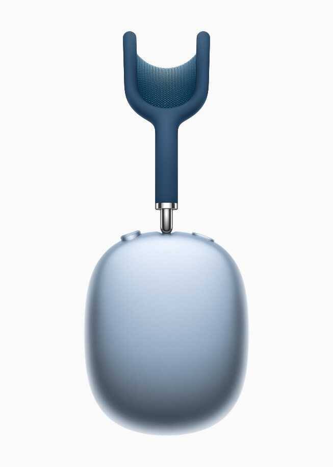 Наушники AirPods Max с металлическим корпусом и механизмом крепления