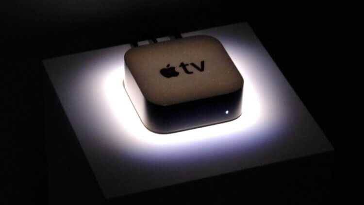 Apple TV с подсветкой и светодиодным индикатором