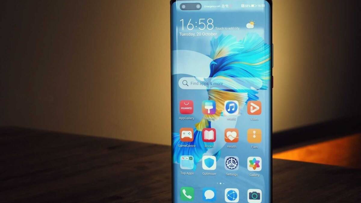 Смартфон Huawei Mate 40 с изогнутым экраном