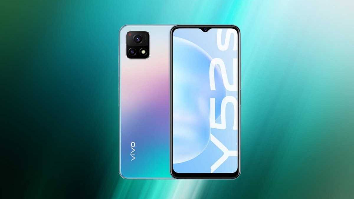 Смартфон Vivo Y52s с двумя камерами и дисплеем