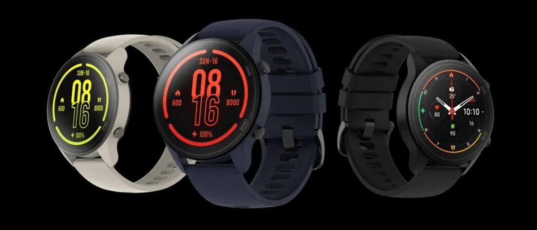 Три умных часов Xiaomi Mi Watch с циферблатами