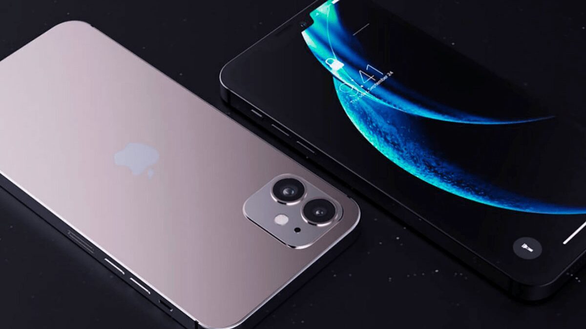 Задняя панель iPhone 12 мини с двумя камерами