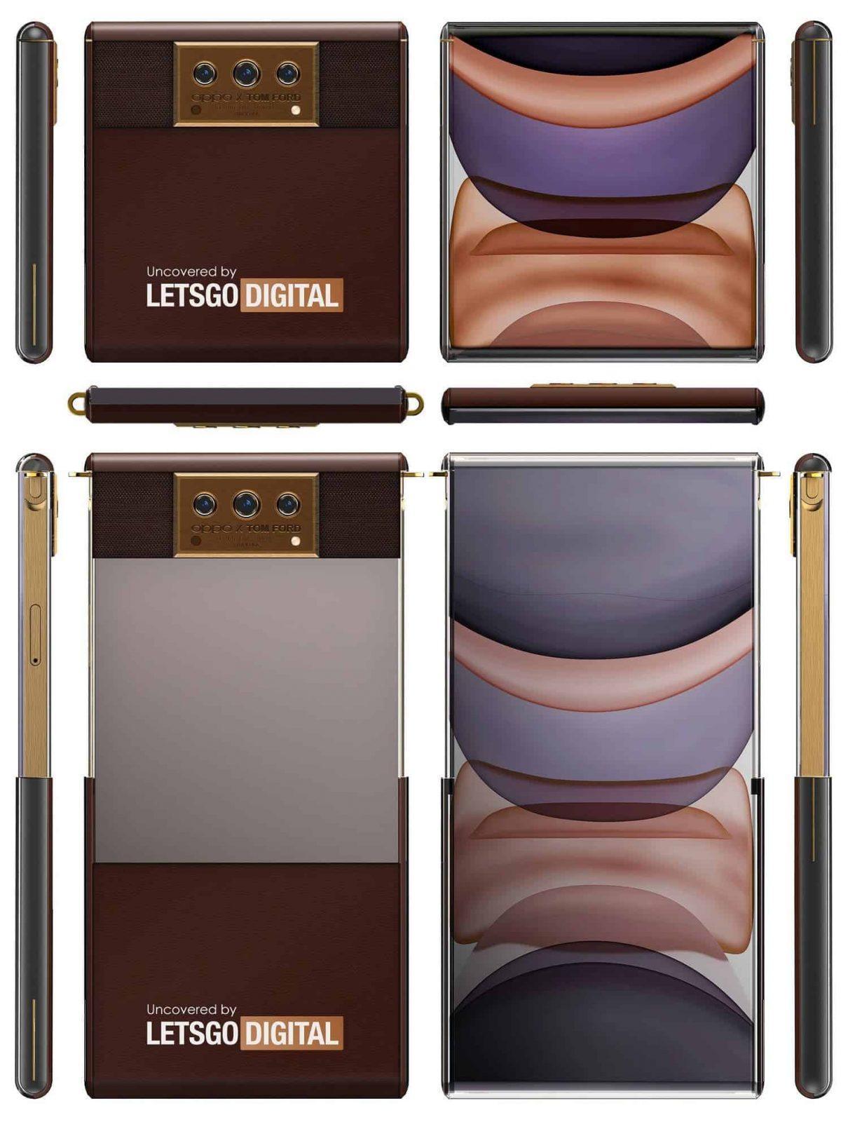 Новые рендеры раскрывают дизайн выдвижного смартфона Oppo X 4 oppo x tom ford