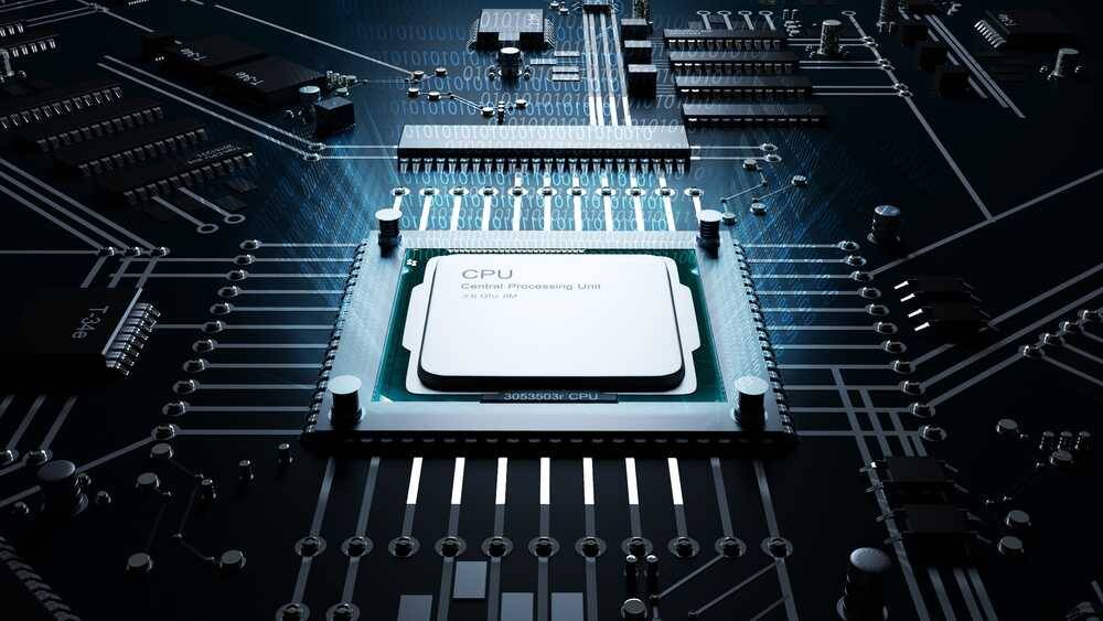 Из-за дефицита чипов подорожают бюджетные материнские платы от Intel 3 Центральный процессор на материнской плате с различными компонентами