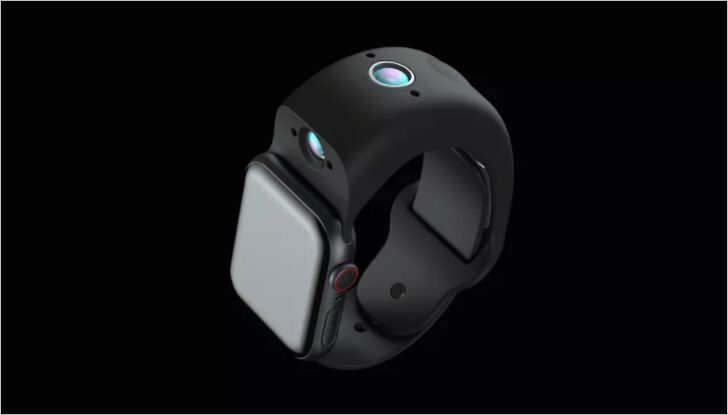 Apple готовится представить Wristcam — ремешок с двумя камерами для Apple Watch 7 Умные часы Apple Watch с ремешком Wristcam и двумя камерами