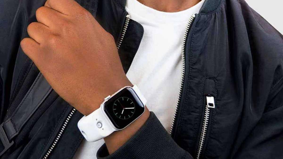 Умные часы Apple Watch с ремешком Wristcam и двумя камерами