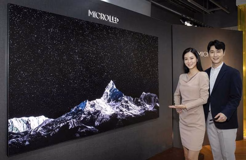 Samsung представила огромный 110-дюймовый телевизор Micro LED TV 2 삼성마이크로LEDTV2