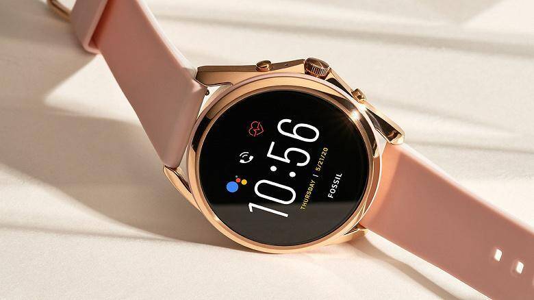 CES 2021: Представлены умные часы Fossil Gen 5 LTE 3 Умные часы Fossil Gen 5 LTE с розовым ремешком и круглым дисплеем