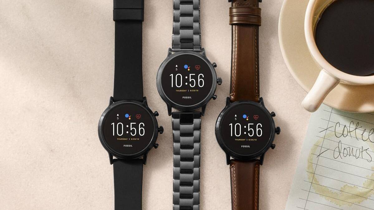 Умные часы Fossil Gen 5 LTE с тремя разными ремешками