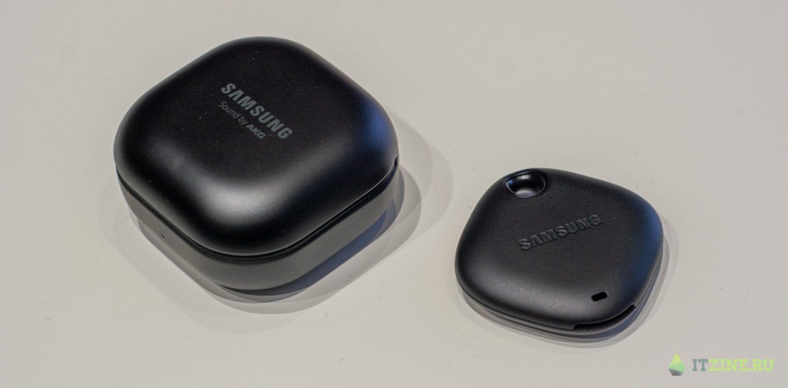 Samsung сделал наушники Galaxy Buds Pro и метку Smart Tag 5 Беспроводные наушники Samsung Galaxy SmartTag и чехлы