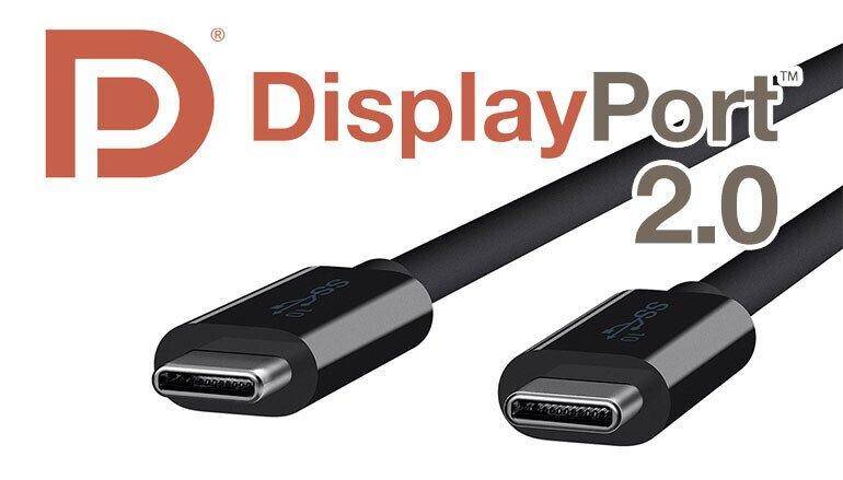 Из-за пандемии отложили внедрение DisplayPort 2.0 3 Кабель DisplayPort 2.0 с обоих концов изображения