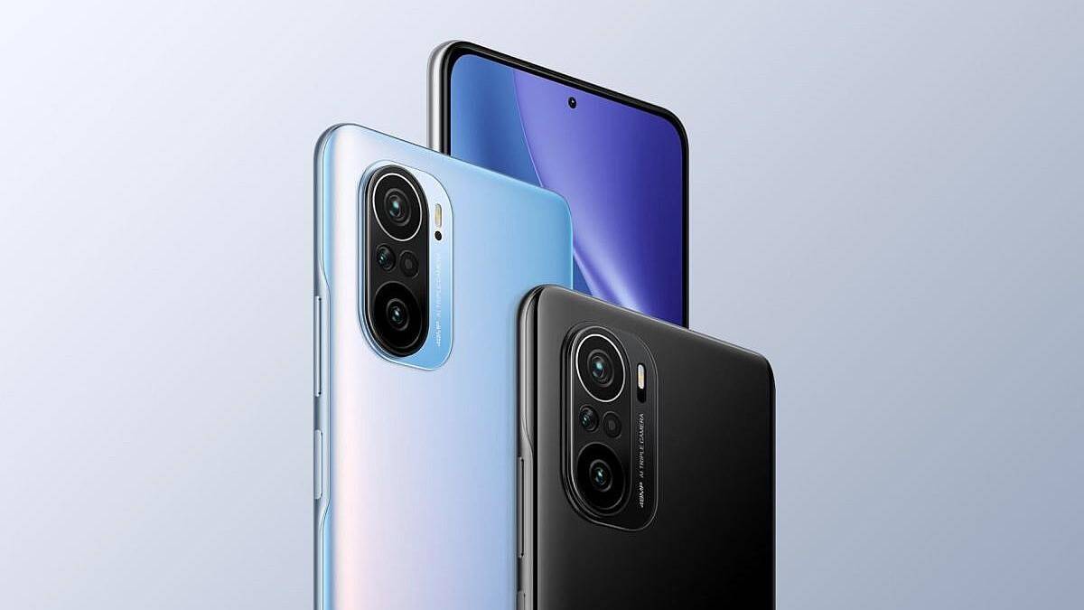 Redmi K40 выйдет на мировой рынок под брендом Poco 4 Фронтальный дисплей и задняя камера Redmi K40 на белом фоне