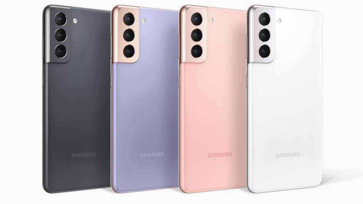 Задняя панель Samsung Galaxy S21 с тройной камерой