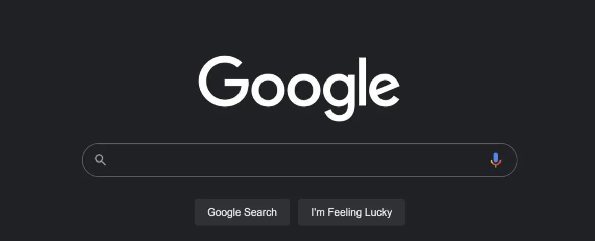 Браузер Google Chrome получил тёмную тему 4 google search dark desktop 1