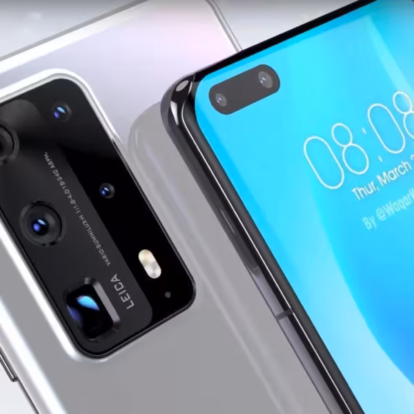 huawei p40 front side leaked