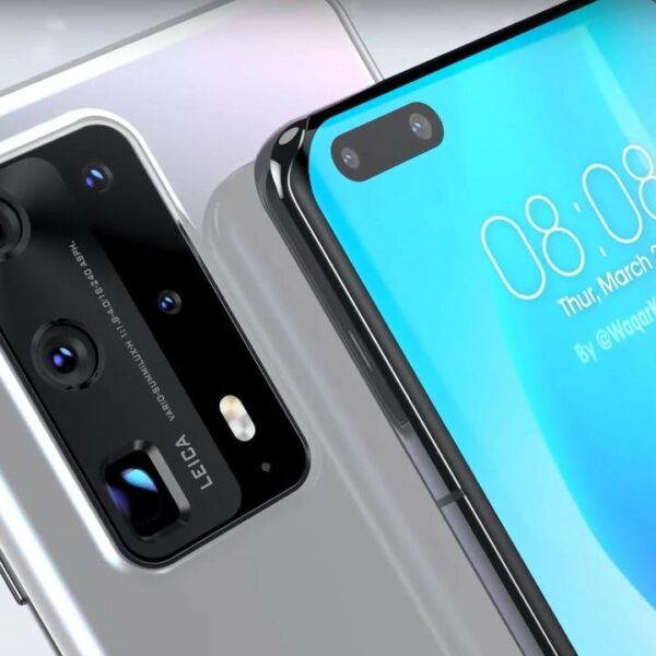 huawei p40 front side leaked
