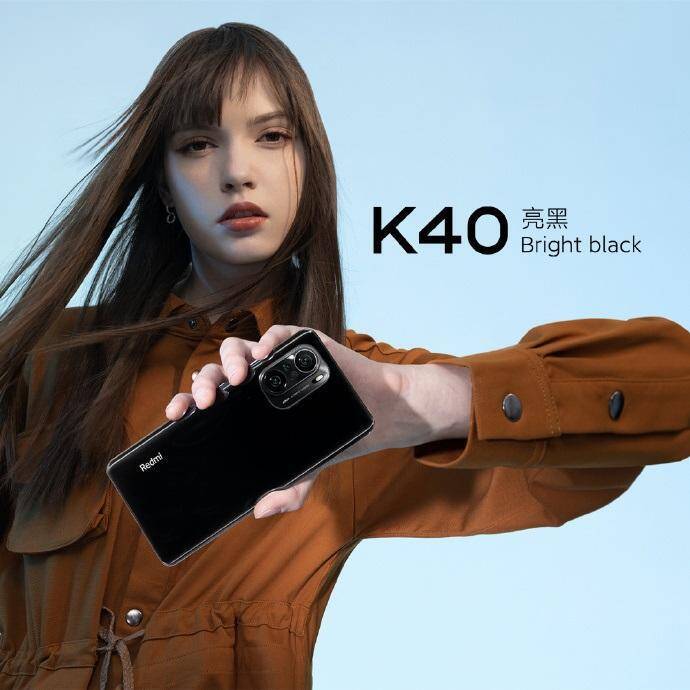 Redmi наконец-то представила смартфон Redmi K40 6 Модель Redmi K40 с задней камерой и черным корпусом