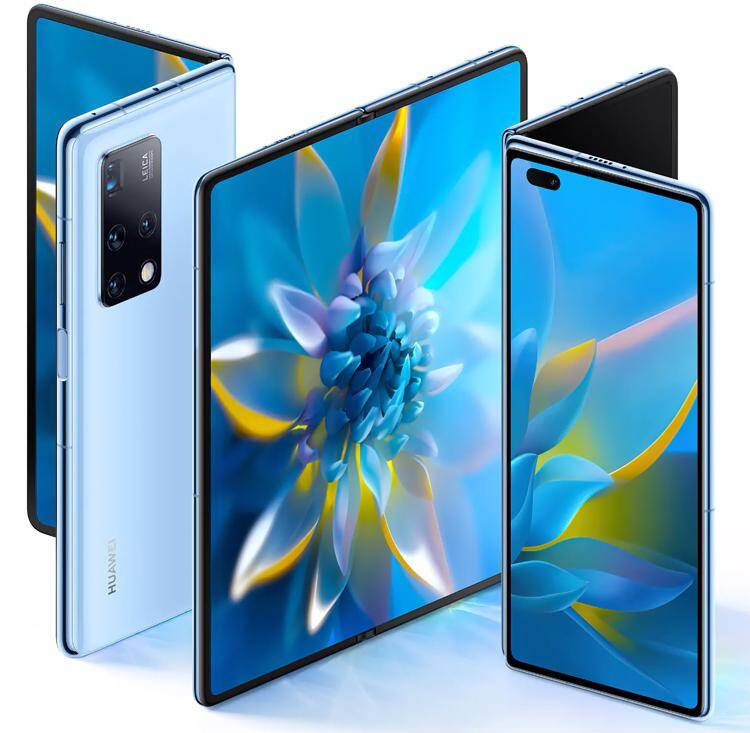 Huawei представила новый складной смартфон — Huawei Mate X2 4 Фотография складного смартфона Huawei Mate X2 с двумя дисплеями