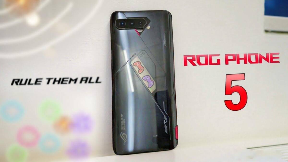Задняя панель ASUS ROG Phone 5: тройная камера и фирменный игровой дизайн
