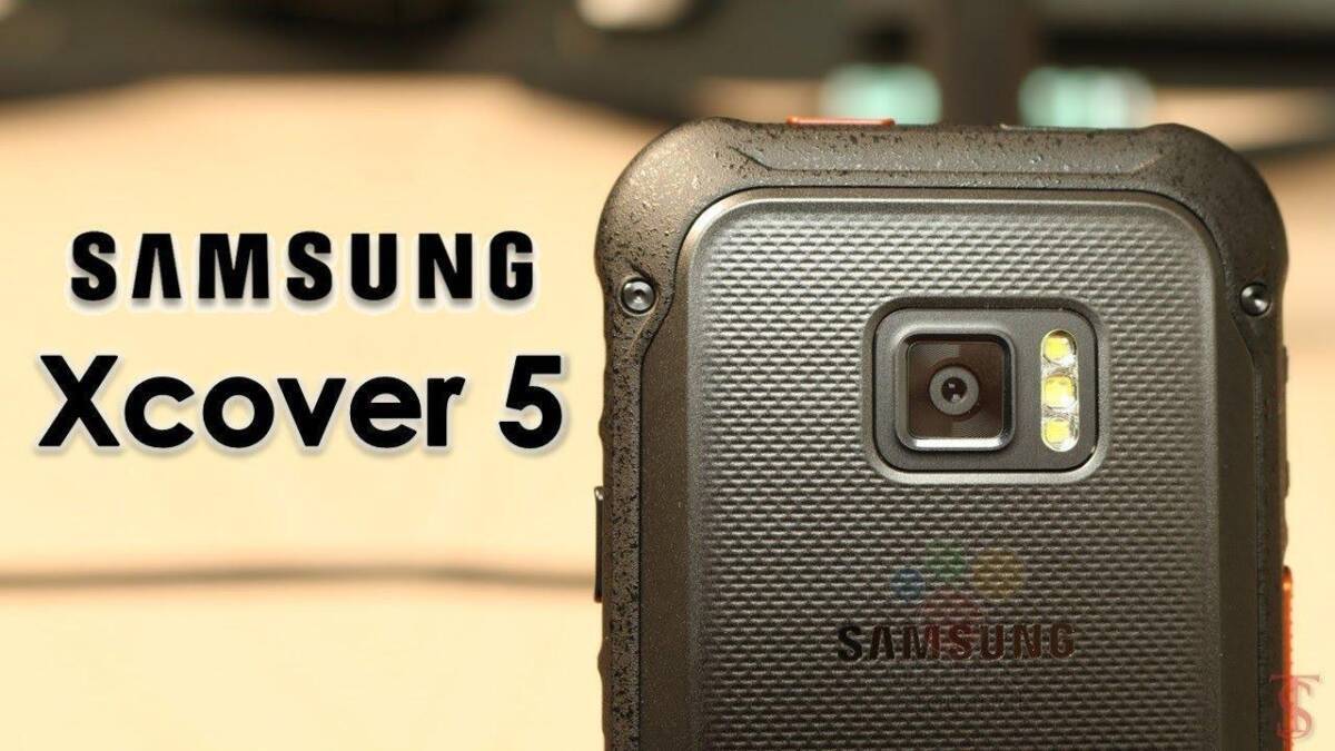 Задняя панель Samsung Galaxy XCover 5 с камерой и вспышкой