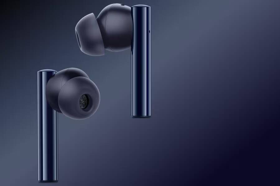 Беспроводные наушники Realme Buds Air 2 с металлическими корпусами