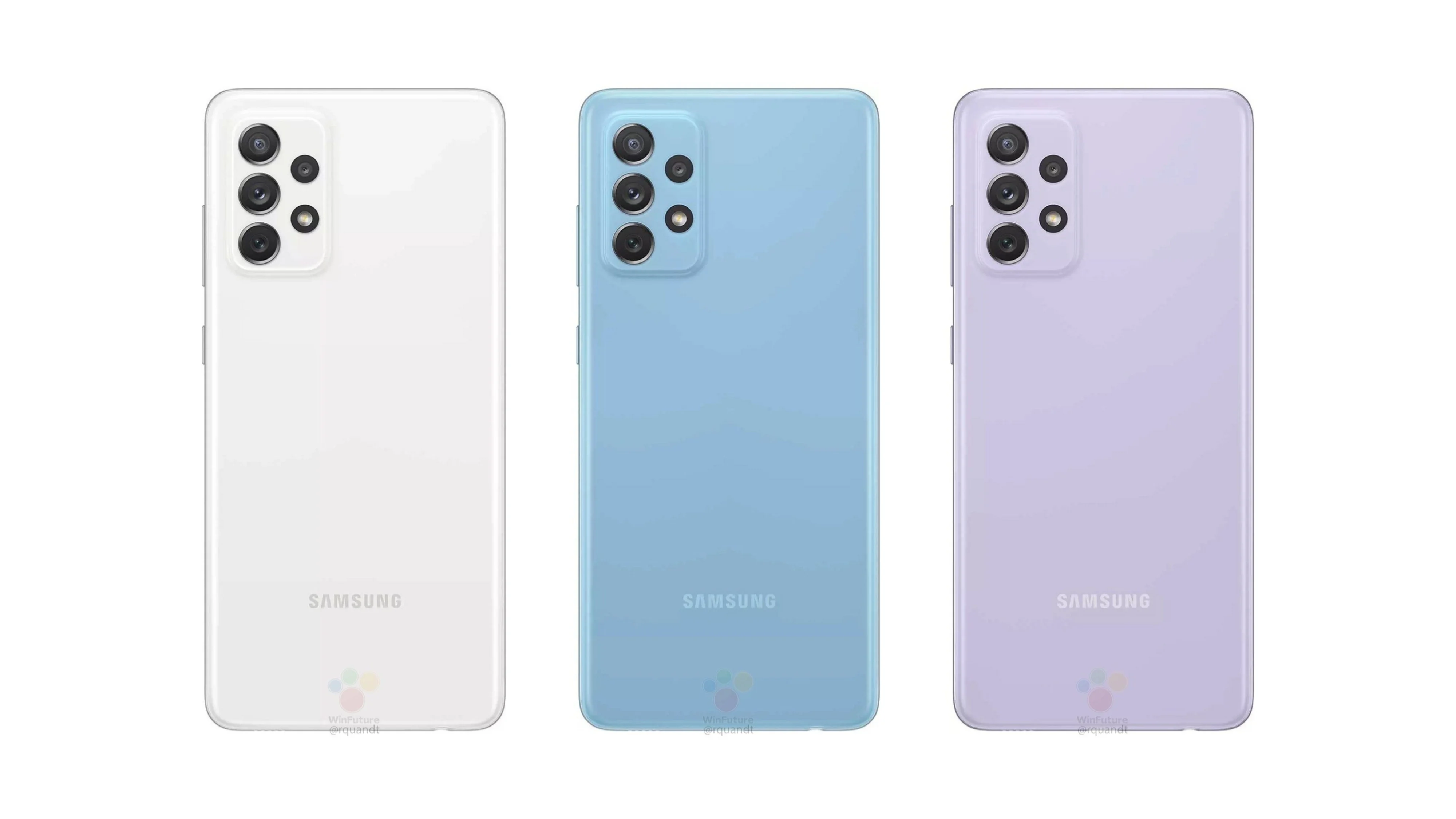 Фото и характеристики смартфона Samsung Galaxy A72 3 samsung galaxy a72 4g white blue violet renders leak featured