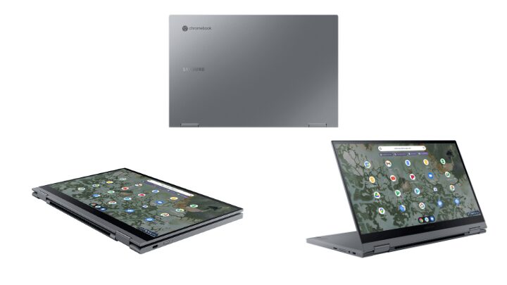Начался приём предзаказов на ноутбук 2-в-1 Samsung Galaxy Chromebook 2 5 Ноутбук Samsung Galaxy Chromebook 2 2-в-1 в закрытом виде сверху изящный дизайн Chromebook