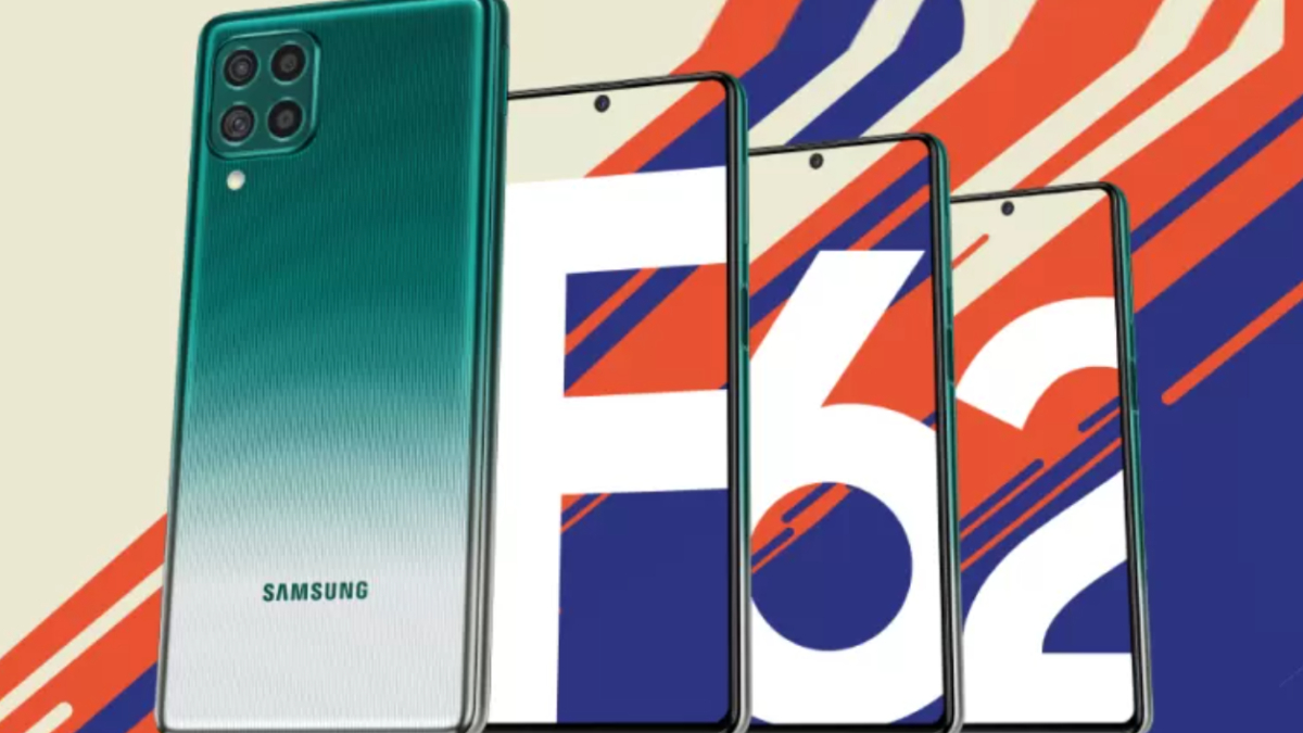 Смартфон Samsung Galaxy F62 с тремя камерами и дисплеем без рамок