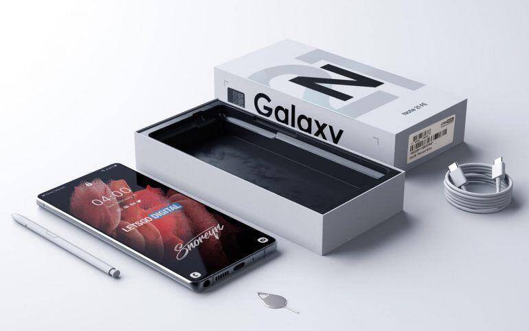 Распаковка Samsung Galaxy Note21 FE и аксессуары