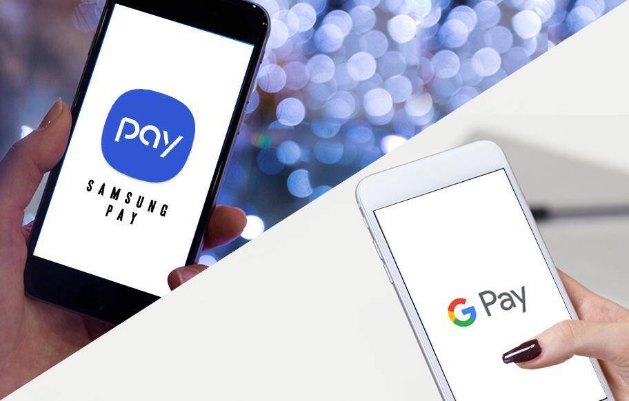 Смартфоны Samsung Galaxy: Google Pay и Samsung Pay с экраном оплаты