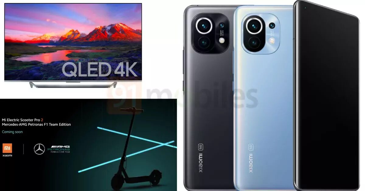 Xiaomi анонсировала выход 75-дюймового телевизора и нового скутера 2 Телевизор Samsung QLED 4K и два смартфона Xiaomi с камерами и дисплеями
