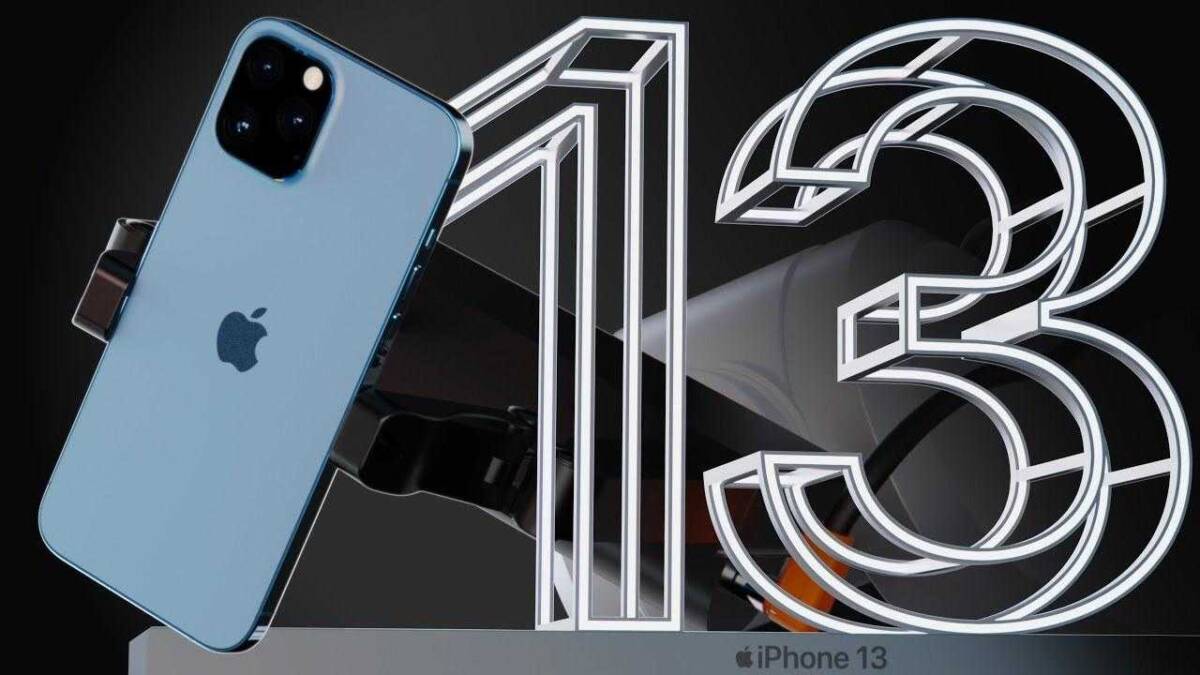 В сеть слили первое качественное изображение Apple iPhone 13 Pro 6 Рекламное изображение iPhone 13 Pro сзади со светло-голубым цветом