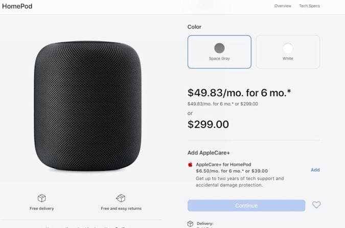 умный колонка HomePod с экраном и сенсорным интерфейсом
