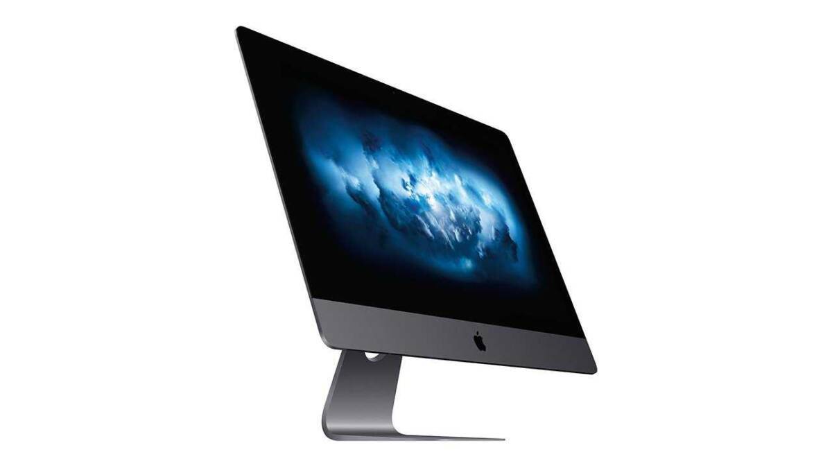 Современный монитор iMac Pro с тонким дизайном