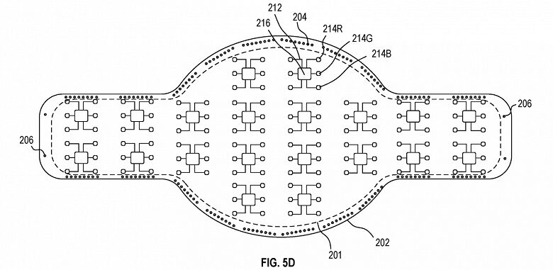 apple watch wrap around display patent display large