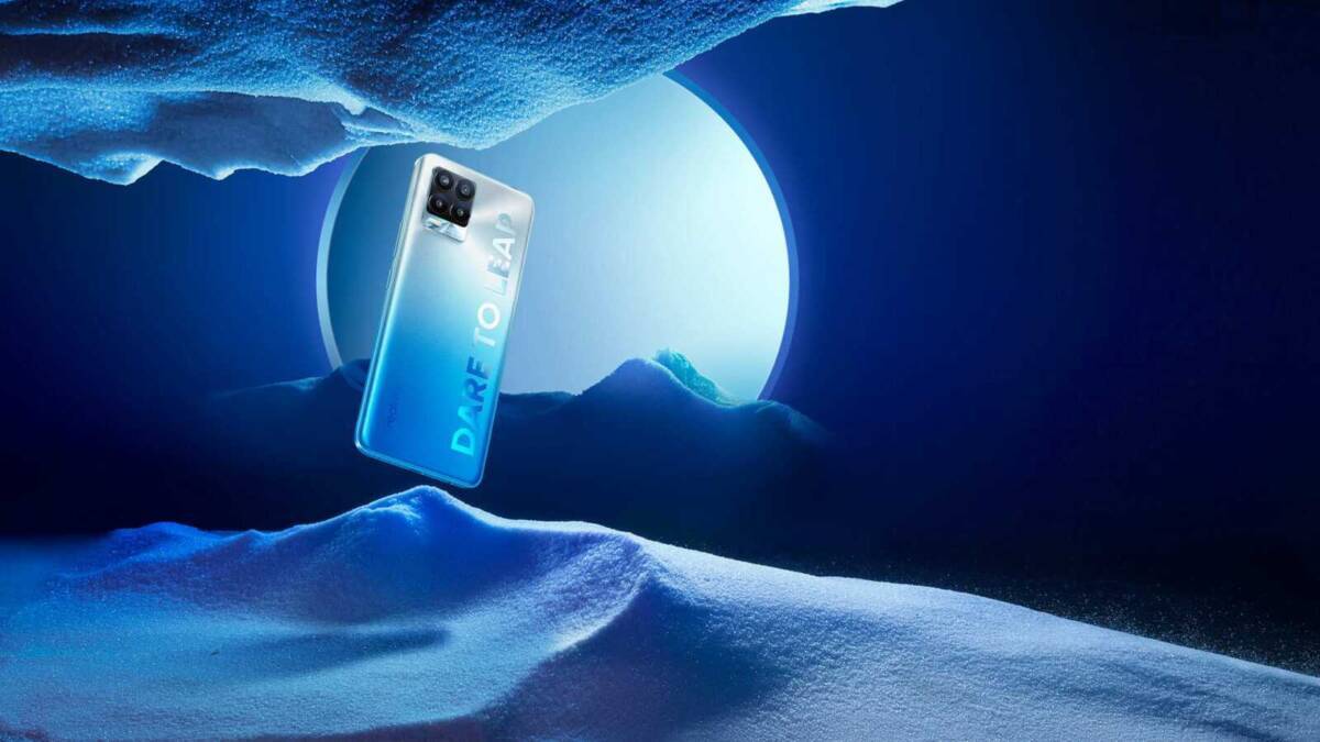 Смартфон Realme 8 Pro: обзор задней панели с модулем камеры и боковой рамкой