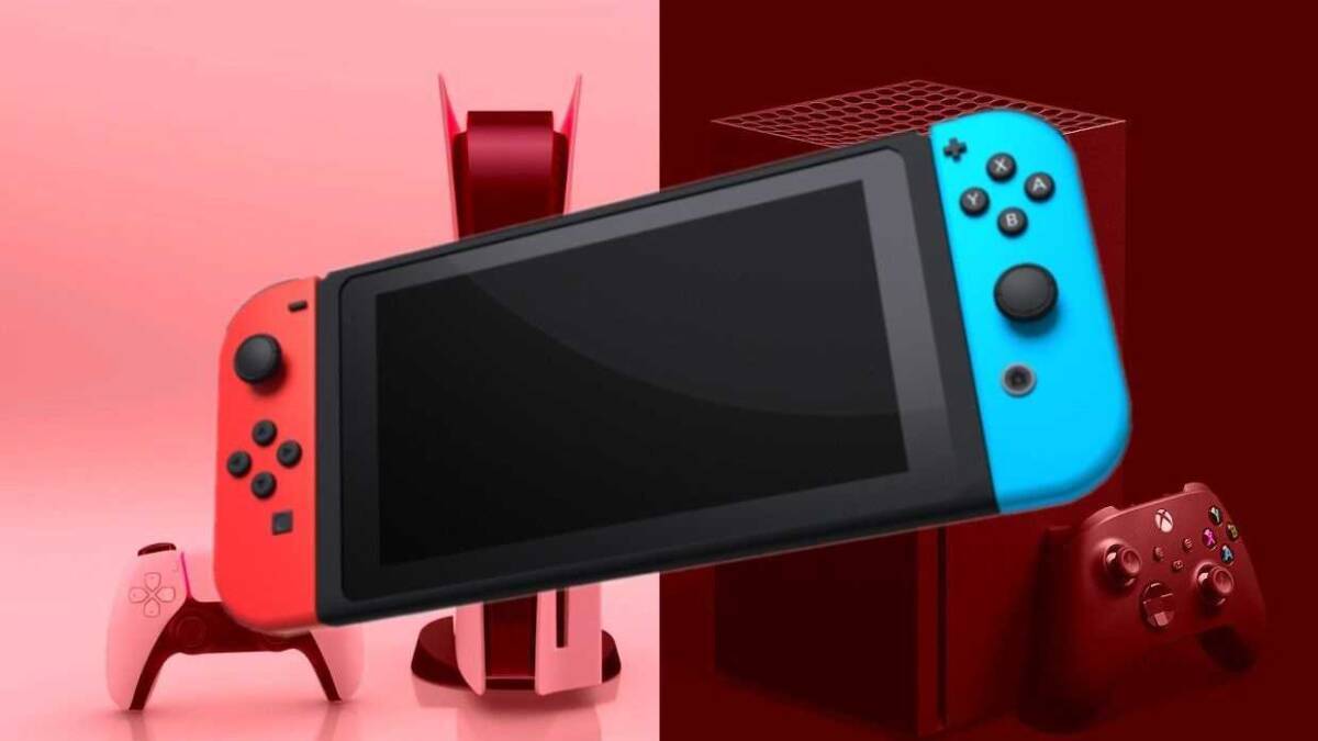 Портативная игровая консоль Qualcomm на красно-розовом фоне, первые изображения устройства