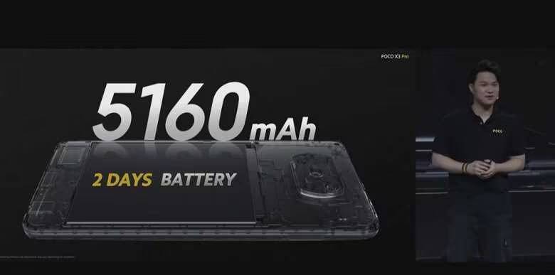 Смартфон Poco X3 Pro представлен официально 2 Батарея Poco X3 Pro с емкостью 5160 мАч и временем работы два дня