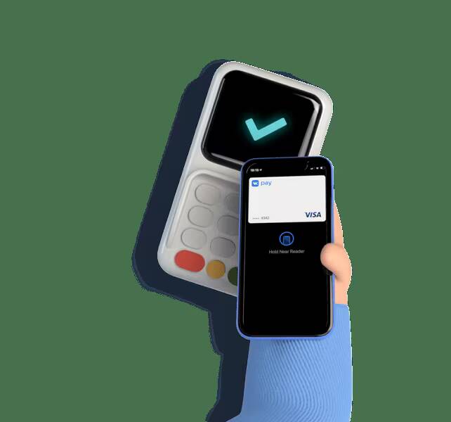ВКонтакте запустила собственную виртуальную карту Visa 1 Бесконтактный терминал и смартфон с виртуальной картой ВКонтакте