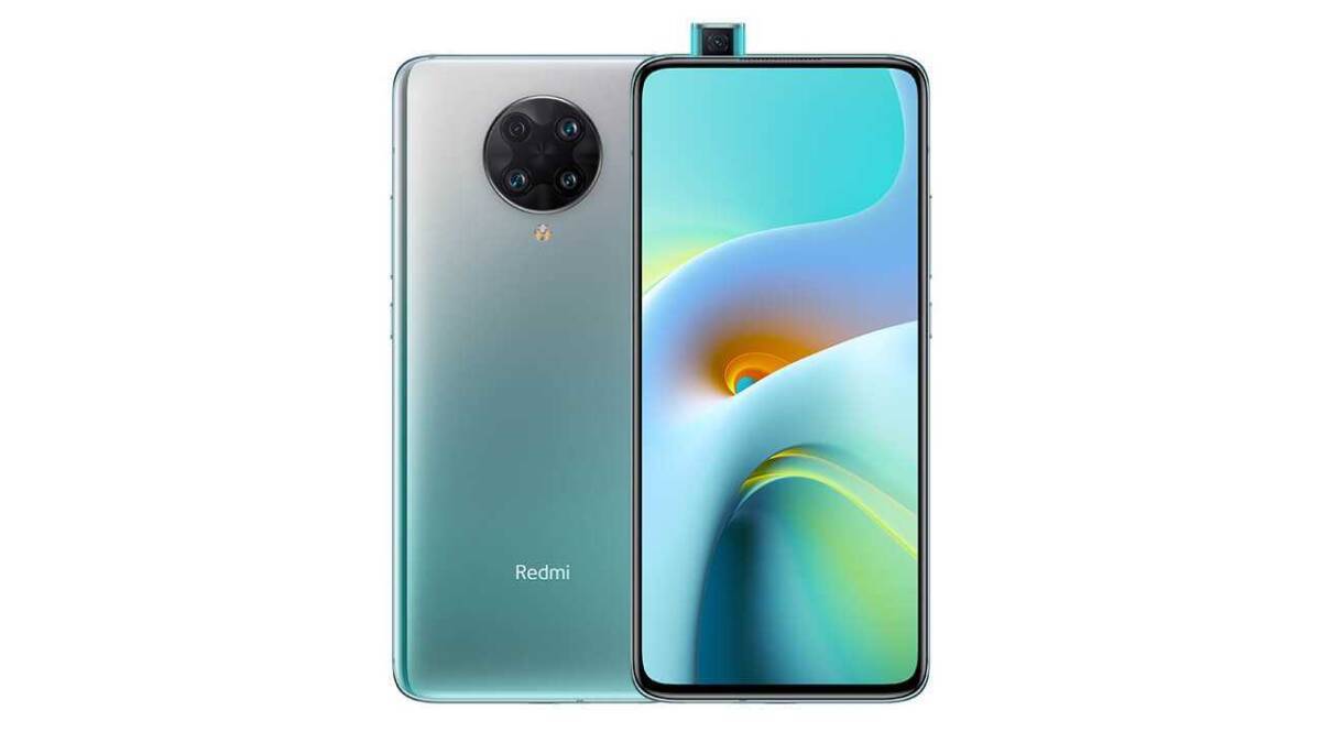 Смартфон Redmi K40 с плоским экраном и четырьмя задними камерами