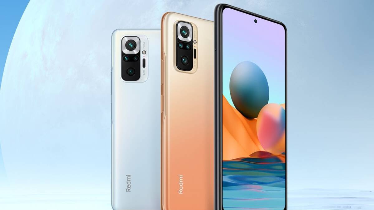 Тыльные камеры и экран Redmi Note 10 Pro в разобранном виде