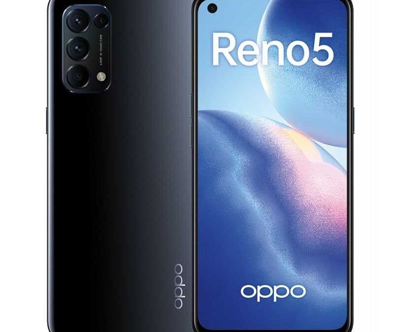 reno5 black front back