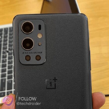 Задняя панель смартфона OnePlus 9 с камерой Hasselblad