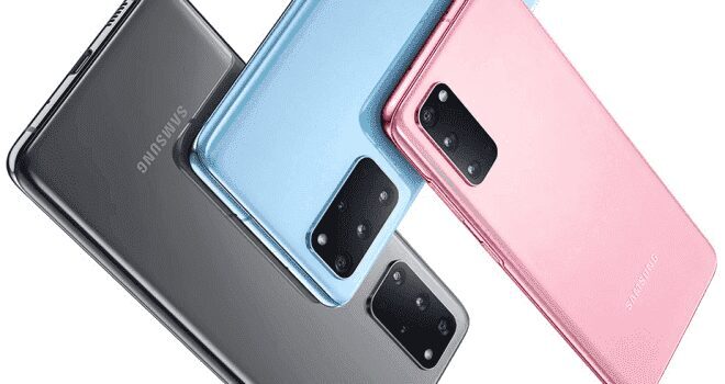 Samsung Galaxy S20 + стал самым быстрым смартфоном в мире по скорости 5G 5 Смартфоны Samsung Galaxy S20+ с задней камерой и корпусами разных цветов