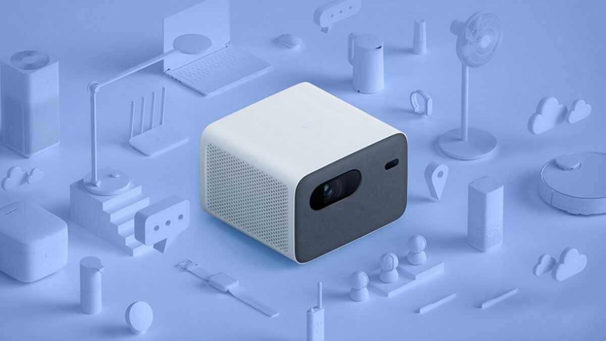 Проектор Xiaomi Mi Smart Projector 2 Pro с объективом и вентиляторами