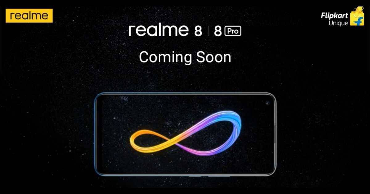 Рекламный постер Realme: скорый анонс смартфонов Realme 8 и Realme 8 Pro 24 марта