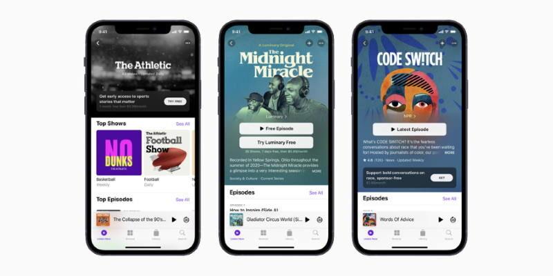 Apple обновила приложение Подкасты 5 Подкасты