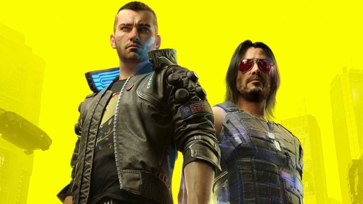 Ещё один патч для Cyberpunk 2077: исправили ошибки в десятках зданий и внесли базовые улучшения 2 Кадр из Cyberpunk 2077: два персонажа в киберпанк-броне и кожаной куртке
