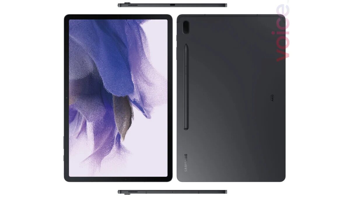 Планшет Samsung Galaxy Tab S7 Lite спереди и сзади
